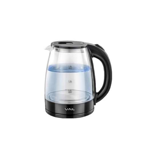 Чайник VAIL VL-5550 (стекло) черный